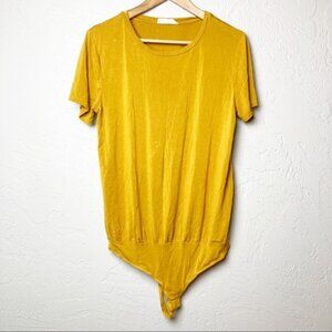 Elodie Bodysuit Gold size large